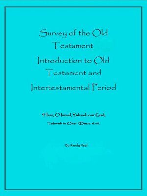 cover image of Survey of the Old Testament